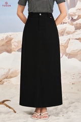 38010 - Chân váy A tuypsi, bổ moi trước