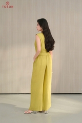 B1219 - Bộ tơ đũi kẻ: Áo + Quần