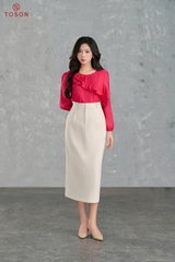 11052 - Áo lụa tơ bèo cuốn hoa