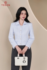 82538X95 - Áo vest tweet xanh da trời