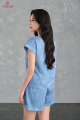 JBQ90H95 - Bộ cotton bò: Áo dáng suông+Quần short