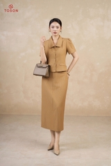 B1305K35 - Bộ tuýp si vàng kẻ: Áo đờ mi + Cváy