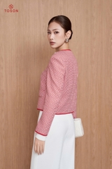 82077 - Áo vest ngắn dạ text