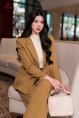 B8209V05 - Bộ text phẩy vàng đồng: Vest + Quần