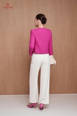 82077 - Áo vest ngắn dạ text