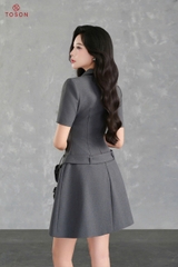 49315G75 - Đầm ghi chì dáng A lót quần trong