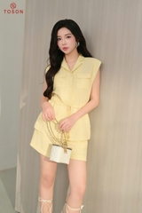 B1220E65 - Bộ đũi vàng mơ: Áo + Quần short