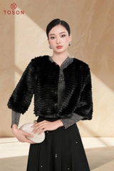 81980 - Áo khoác lông tầng tay lỡ