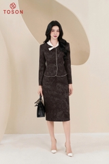 B8359 - Bộ umì họa tiết cổ nơ: Vest + CV