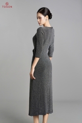 41098 - Đầm bling bling dài tay