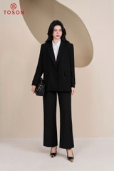 82034 - Áo blazer trượt hàn dáng suông cổ K