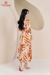 43134 - Đầm xòe cuốn hoa