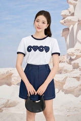 AP120 - Áo cotton thêu chữ xù