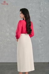 11052 - Áo lụa tơ bèo cuốn hoa