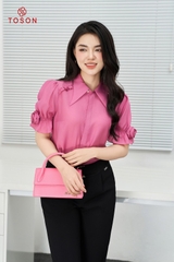 23028B04 - Quần baggi ôm cạp phối đai