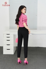 23028B04 - Quần baggi ôm cạp phối đai