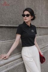 AP402 - Áo polo, ngực thêu hình ngựa