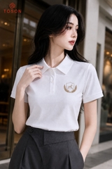 AP402 - Áo polo, ngực thêu hình ngựa