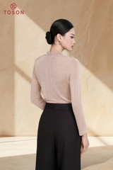 AS128 - Áo saquin hoa cuốn ngực