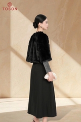 81980 - Áo khoác lông tầng tay lỡ