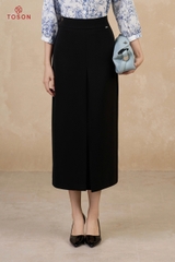 33023B65 - Chân váy trượt hàn đen xòe súp ly