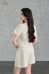B1227 - Bộ đũi đốm hồng: Áo + Q short