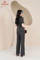 B8243K95 - Bộ đũi kẻ ghi chì: Áo đờ mi + Quần