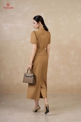 B1305K35 - Bộ tuýp si vàng kẻ: Áo đờ mi + Cváy