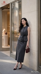 BC125 - Bộ gilê dạ len + Chân váy