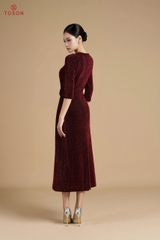 41098 - Đầm bling bling dài tay