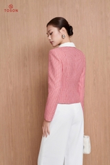 82010D95 - Vest text đỏ cố trắng đính trang trí