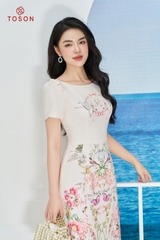 46087H94 - Đầm dáng suông A in hoa