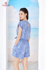 JBQ09H14 - Bộ cotton bò loang: Áo + Quần soóc