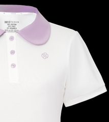 AP433 - Áo polo suông cổ sen phối - cotton