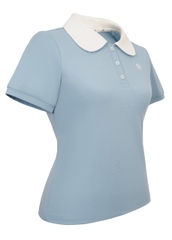 AP433 - Áo polo suông cổ sen phối - cotton