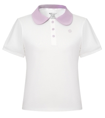 AP433 - Áo polo suông cổ sen phối - cotton