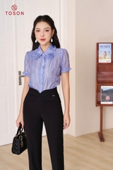 12042X94 - Áo loang xanh cổ đức cuốn hoa (Limitted)
