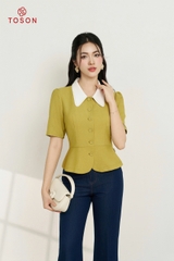 19619 - Áo đờ mi phối cổ