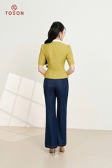 19619 - Áo đờ mi phối cổ