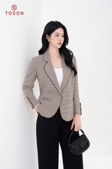 84977K94 - Áo Blazer kẻ răng sói nhỏ