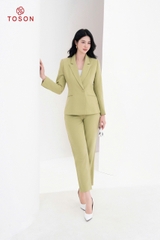 B8326X34 - Bộ blazer xanh cốm: Áo + Quần