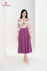 11699H94 - Áo lụa silk họa tiết hoa