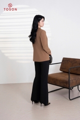84995N94 - Áo blazer nâu cổ K cài cúc