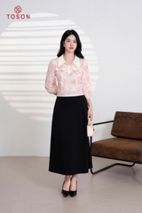 13637H94 - Áo croptop thô hoa cổ phối