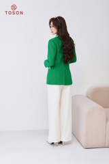 82975X34 - Áo blazer xanh cổ K lé trắng