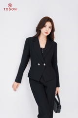B8273B14 - Bộ Vest trượt hàn đen: Vest + Quần (test)