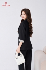 B8251B94 - Bộ vest trượt hàn đen: Vest + Quần