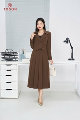 B8310N94 - Bộ Vest tuýp si nâu + CV