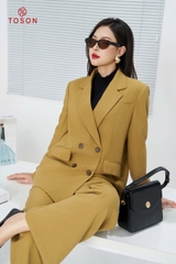 B8282V14 - Set bộ text: Blazer + Quần suông