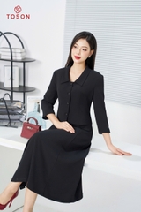 B8375 - Bộ Vest tuýp si: Vest tay lỡ + CV